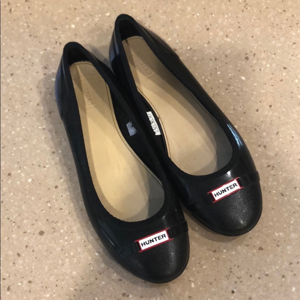 Hunter rain shoes size 8 EUC